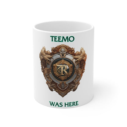 Goated Goods - Legends of Runeterra - Teemo was here - Coffee Mug - 11oz -