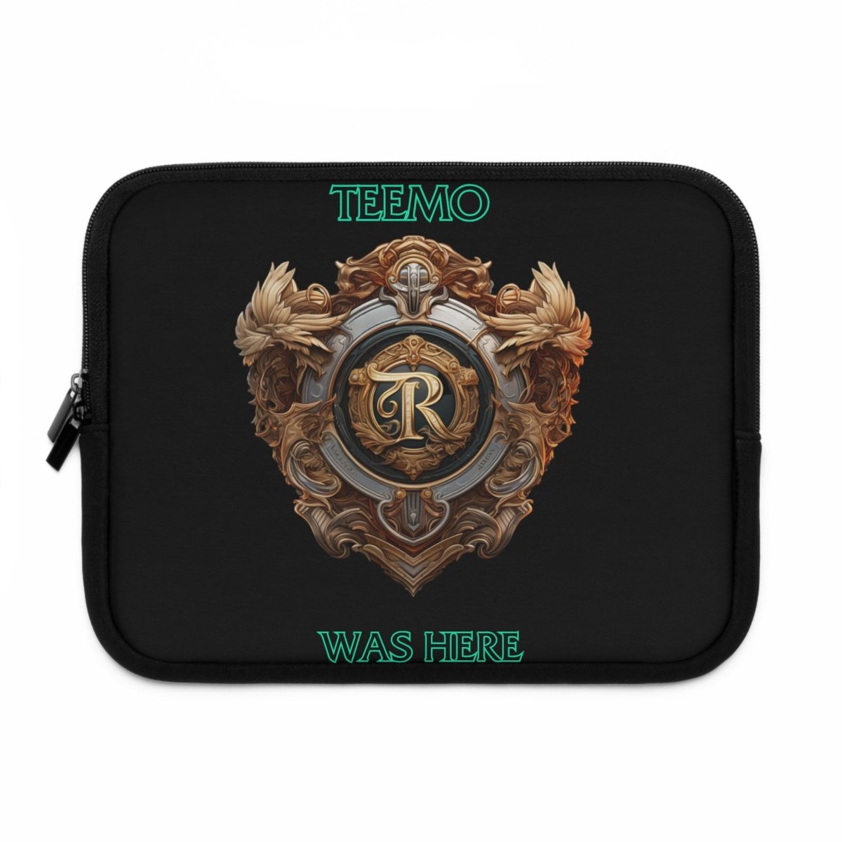 Goated Goods - Legends of Runeterra - Teemo was here - Laptop Sleeve - Black - 17"