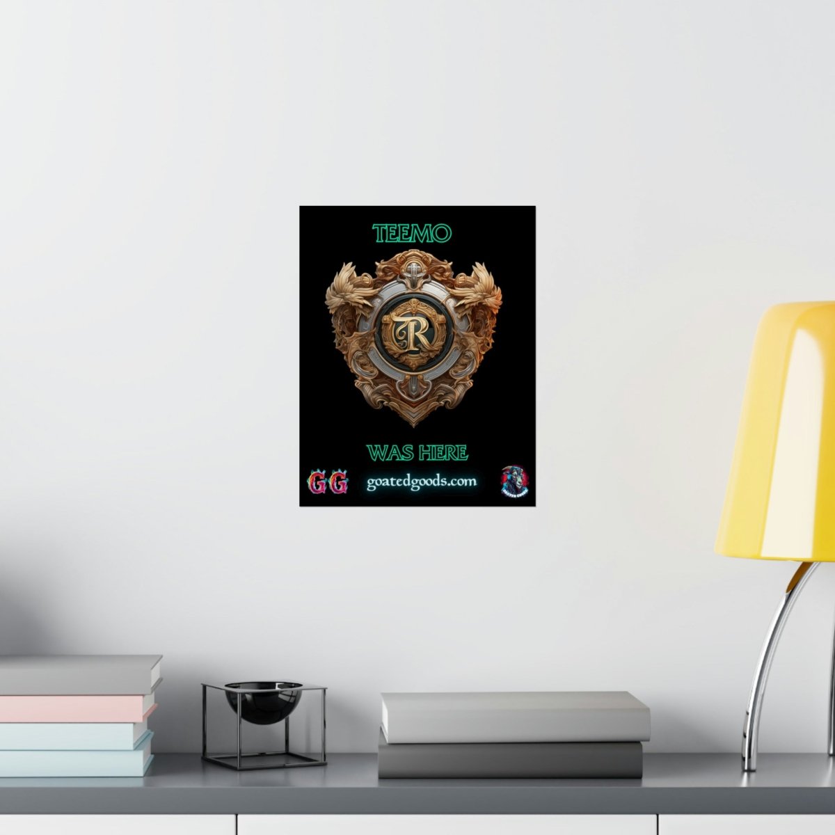 Goated Goods - Legends of Runeterra - Teemo was here - Matte Vertical Poster - 11″ x 14″ - Matte