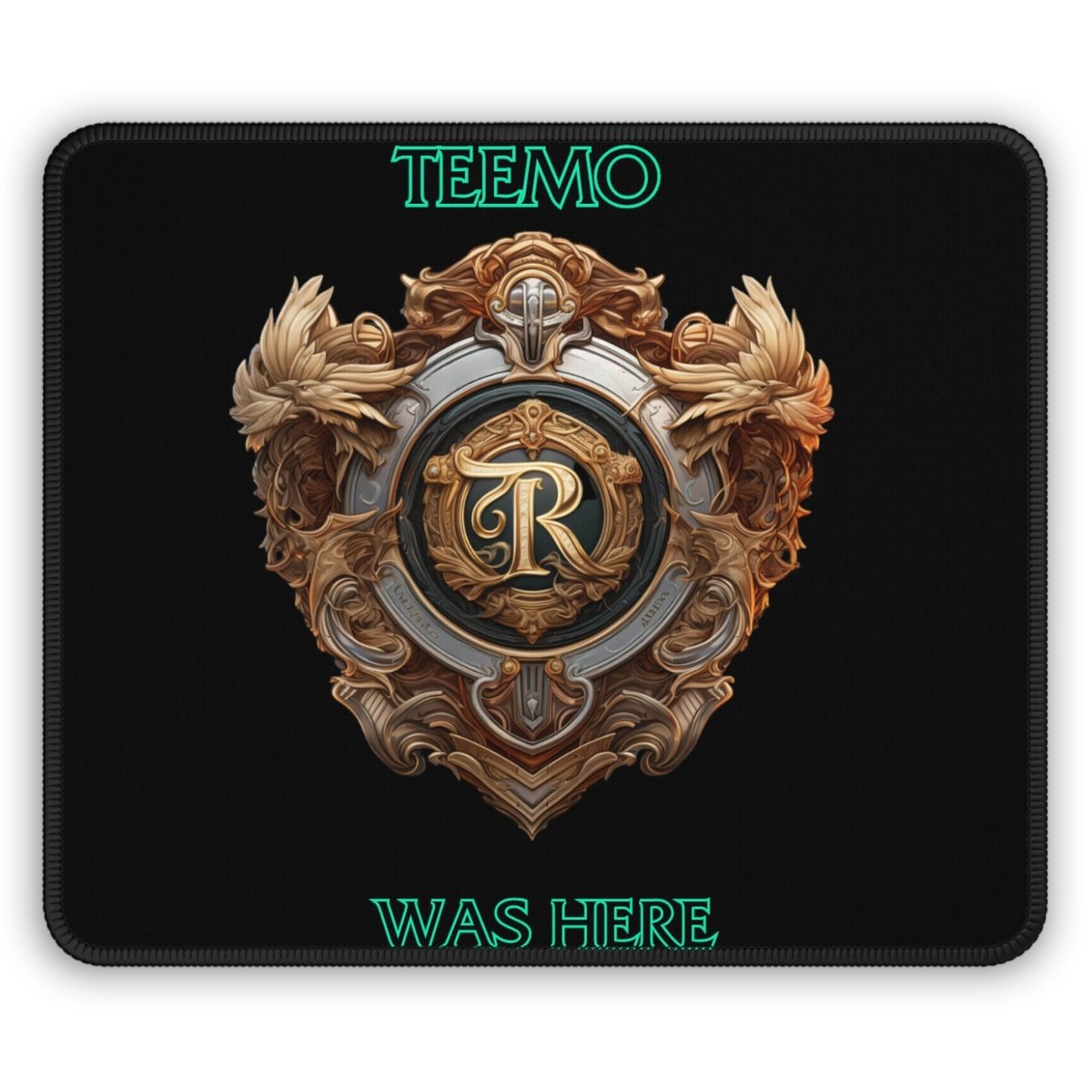 Goated Goods - Legends of Runeterra - Teemo was here - Mouse Pad - Rectangle - 9" × 7"