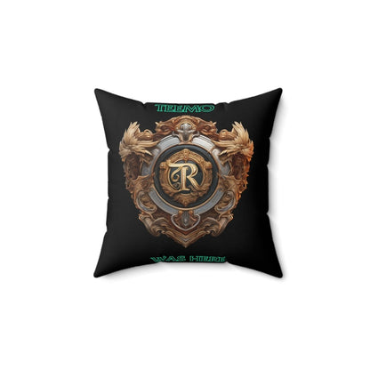 Goated Goods - Legends of Runeterra - Teemo was here - Square Pillow - 14" × 14" -