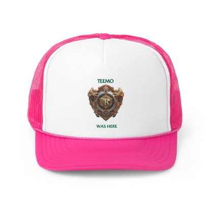 Goated Goods - Legends of Runeterra - Teemo was here - Trucker Hat - Pink - One size