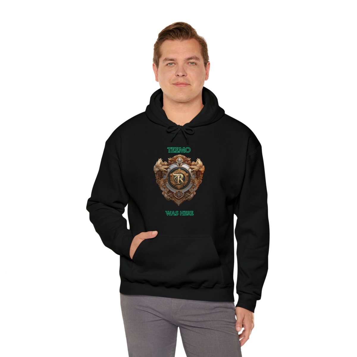 Goated Goods - Legends of Runeterra - Teemo was here - Unisex Hoodie - Black - S