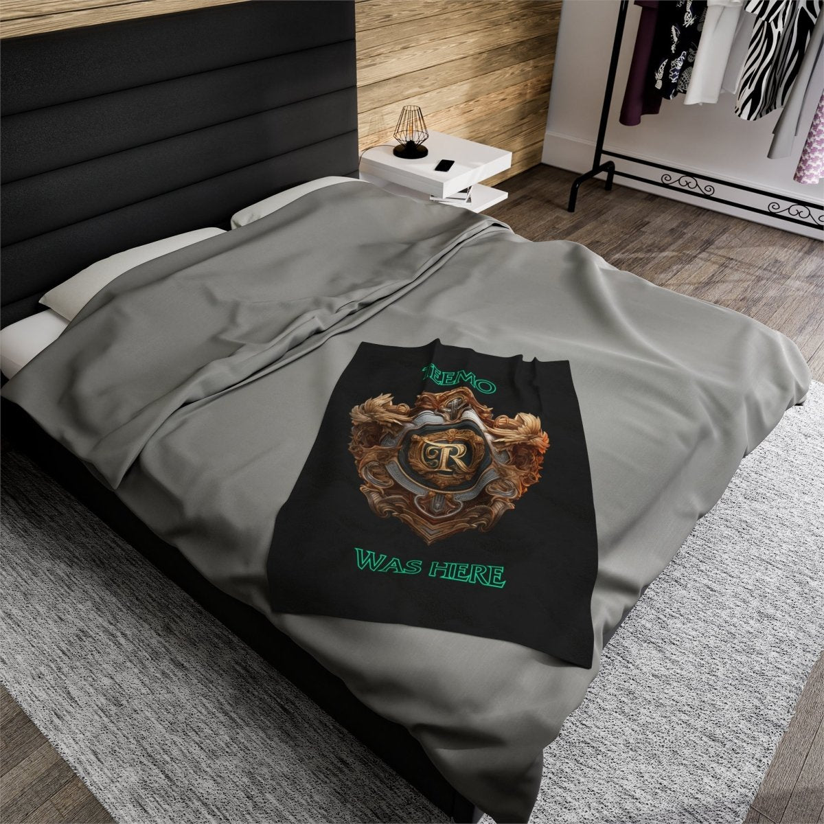 Goated Goods - Legends of Runeterra - Teemo was here - Velveteen Plush Blanket - 30" × 40" -