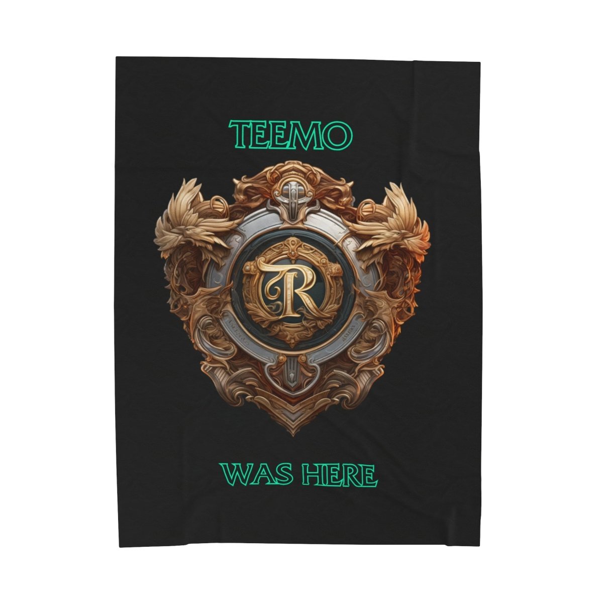 Goated Goods - Legends of Runeterra - Teemo was here - Velveteen Plush Blanket - 60" × 80" -