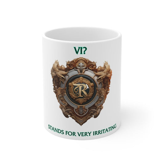 Goated Goods - Legends of Runeterra - Vi Stands for 'Very Irritating - Coffee Mug - 11oz -