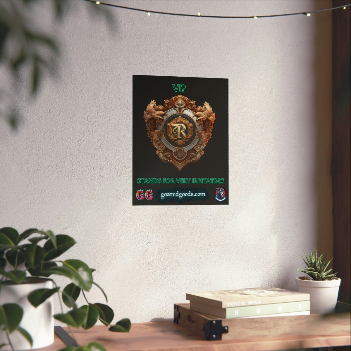 Goated Goods - Legends of Runeterra - Vi Stands for 'Very Irritating - Matte Vertical Poster - 11″ x 14″ - Matte