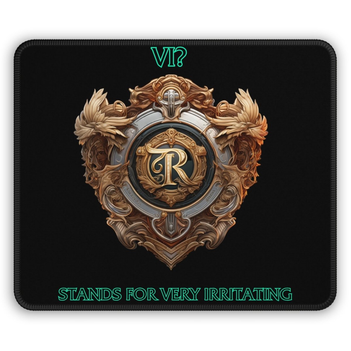 Goated Goods - Legends of Runeterra - Vi Stands for 'Very Irritating - Mouse Pad - Rectangle - 9" × 7"