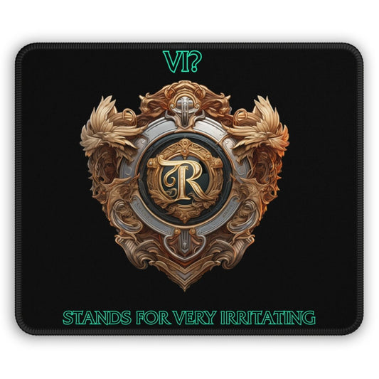 Goated Goods - Legends of Runeterra - Vi Stands for 'Very Irritating - Mouse Pad - Rectangle - 9" × 7"