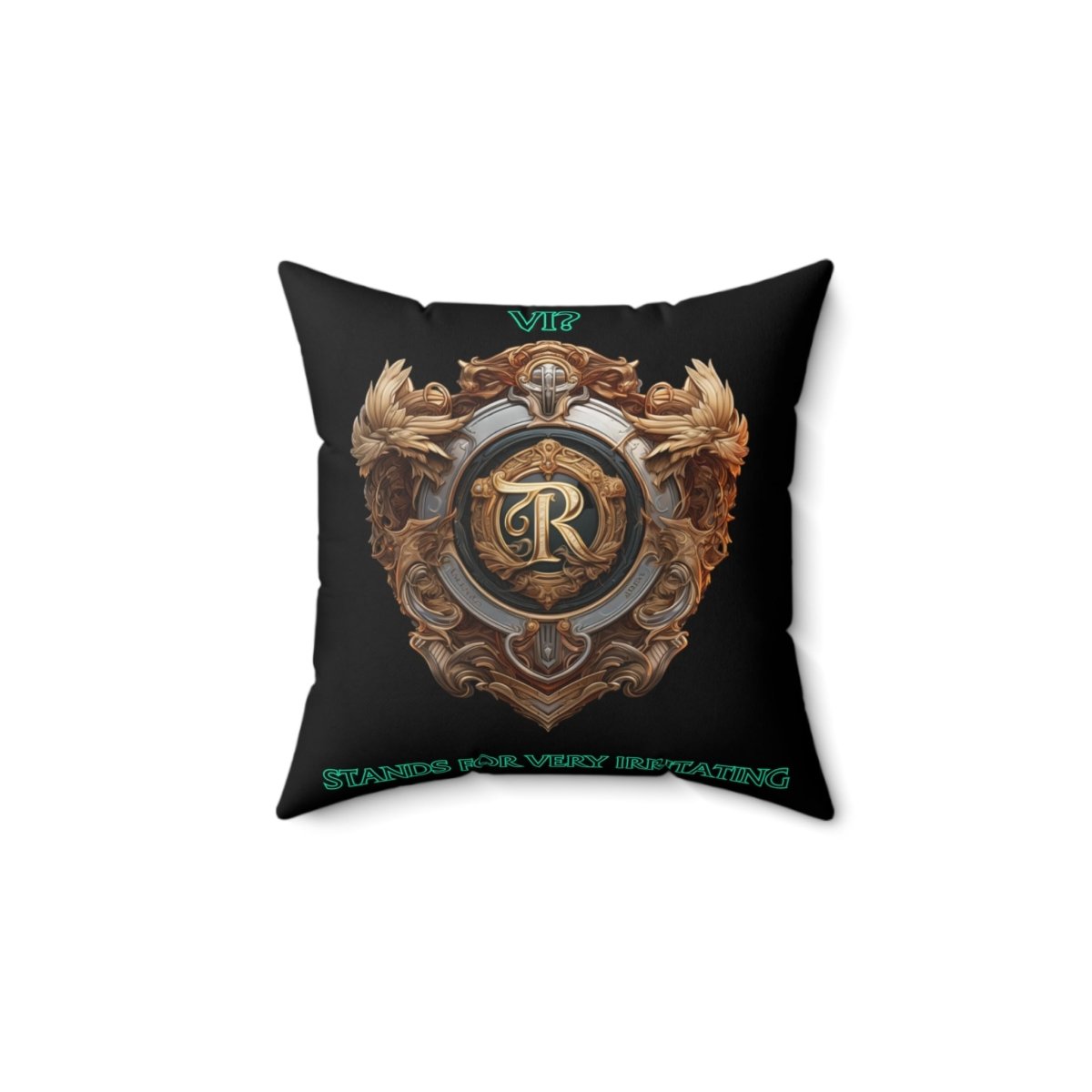 Goated Goods - Legends of Runeterra - Vi Stands for 'Very Irritating - Square Pillow - 14" × 14" -