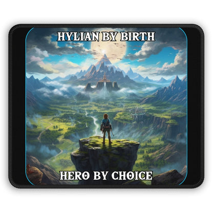 Goated Goods - Link - Hylian By Birth, Hero by choice - Mouse Pad - Rectangle - 9" × 7"