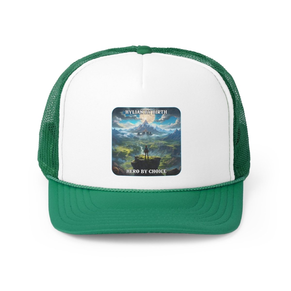 Goated Goods - Link - Hylian By Birth, Hero by choice - Trucker Hat - Green - One size