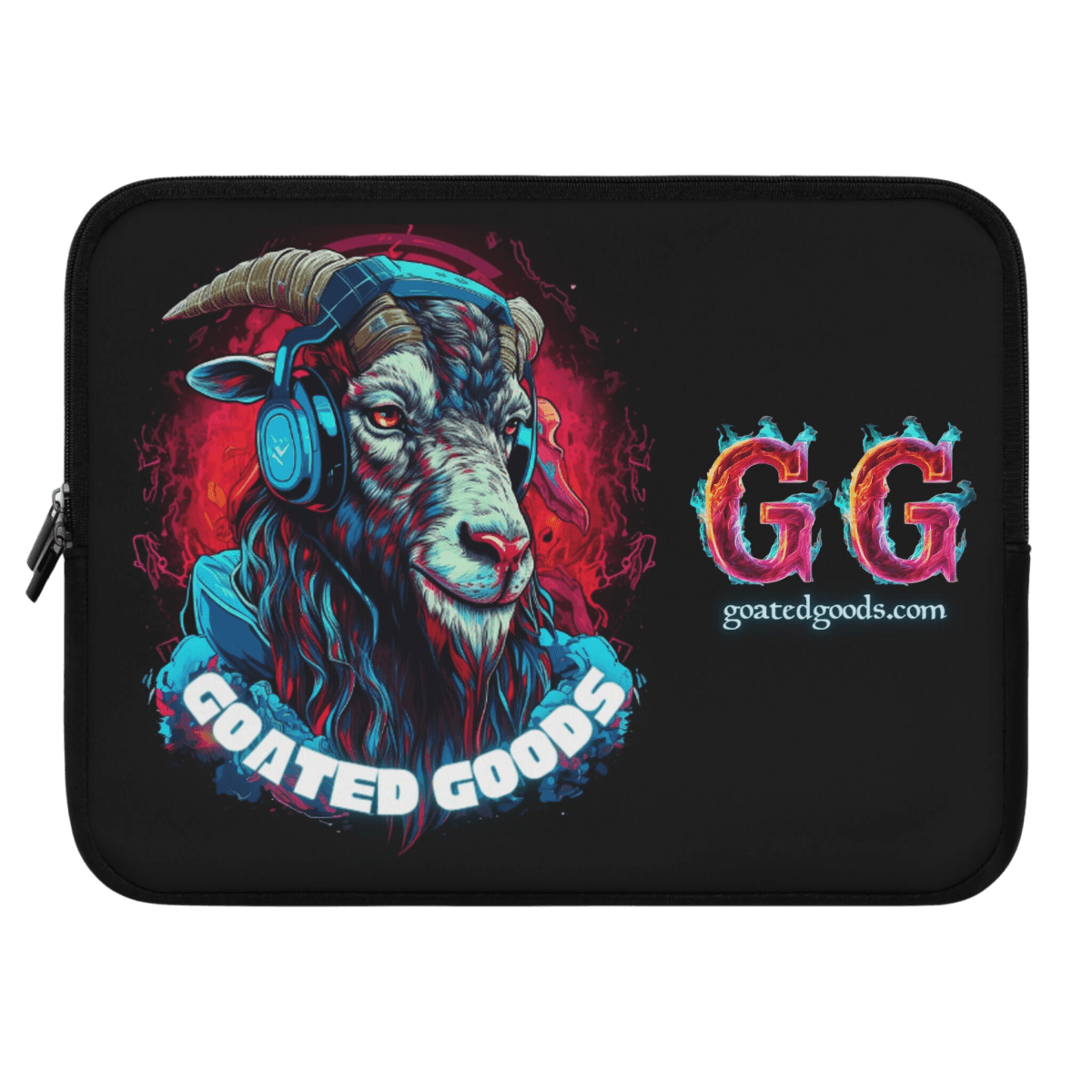 Goated Goods - Protective Laptop Sleeve - Black - 15"