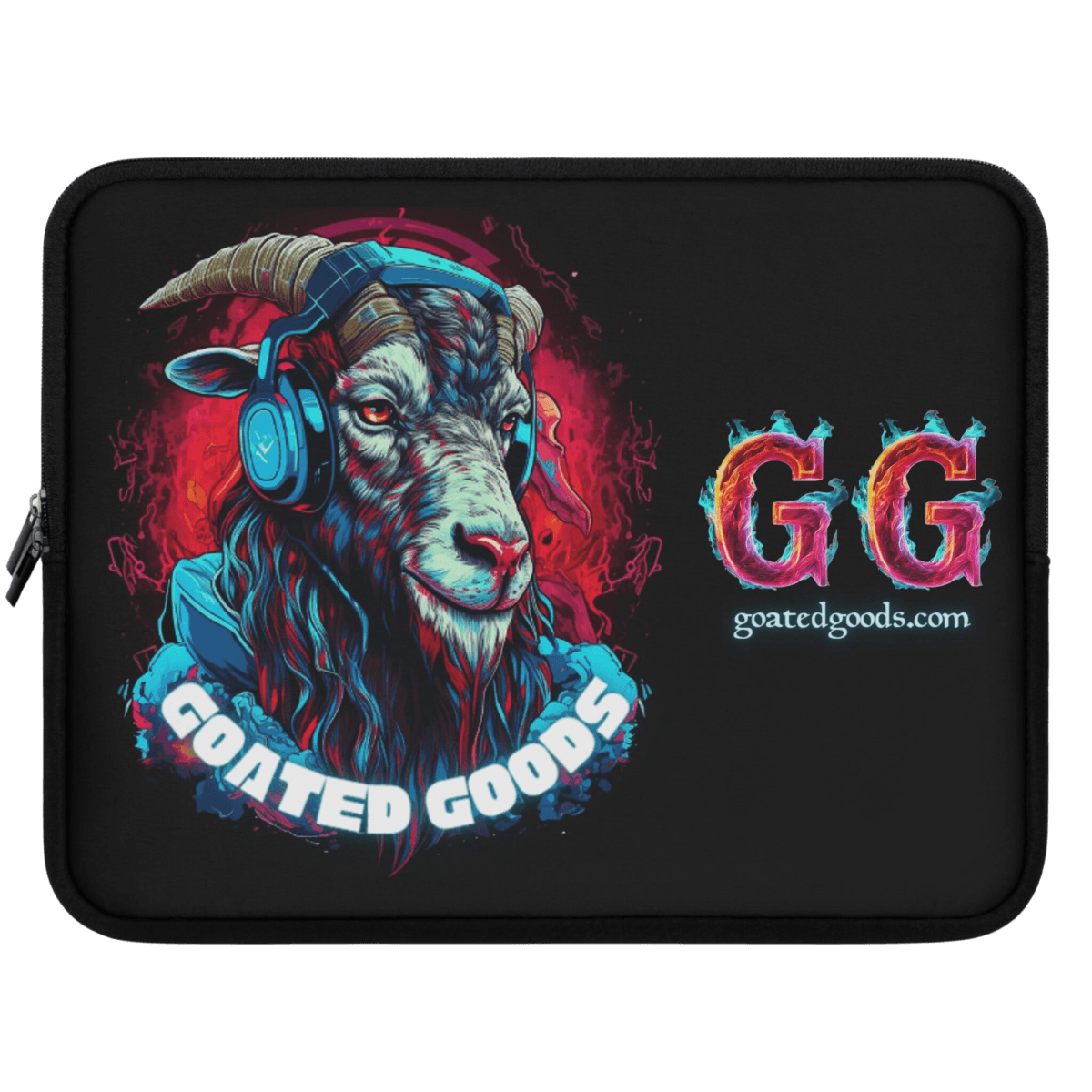 Goated Goods - Protective Laptop Sleeve - Black - 17"