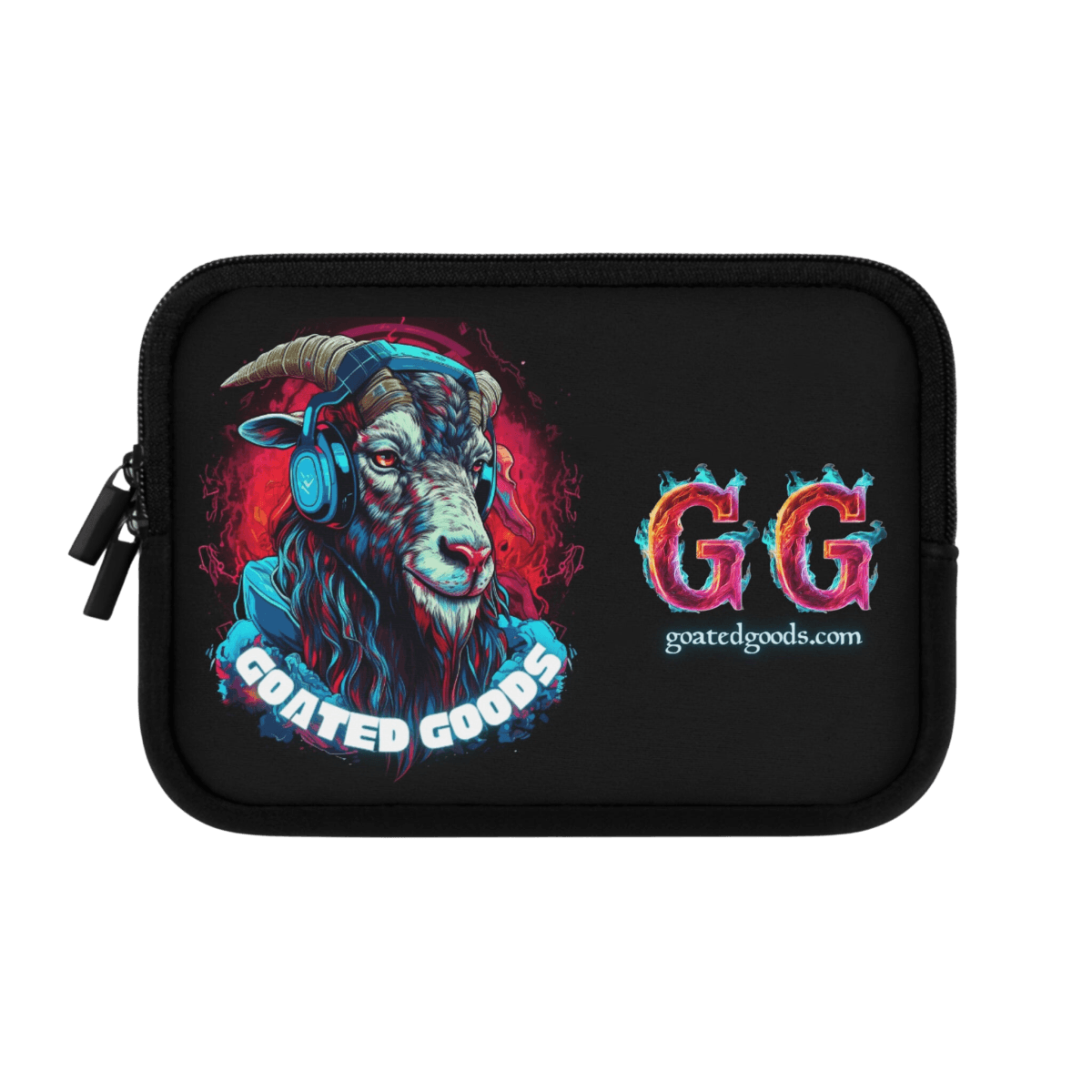 Goated Goods - Protective Laptop Sleeve - Black - 7"