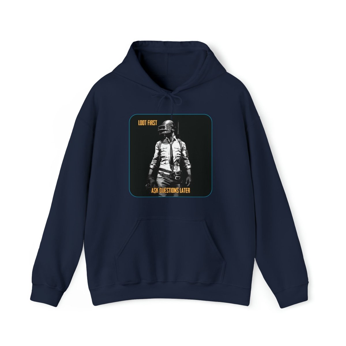 Goated Goods - PUBG - Loot First, Questions Later - Unisex Hoodie - Irish Green - S