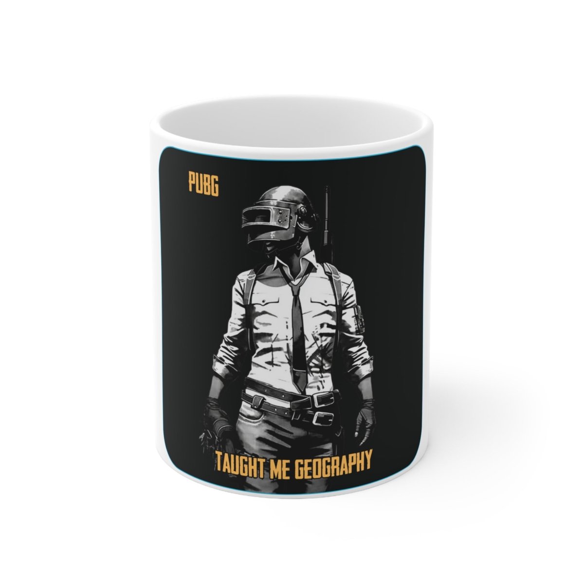 Goated Goods - PUBG - PUBG Taught Me Geography - Coffee Mug - 11oz -