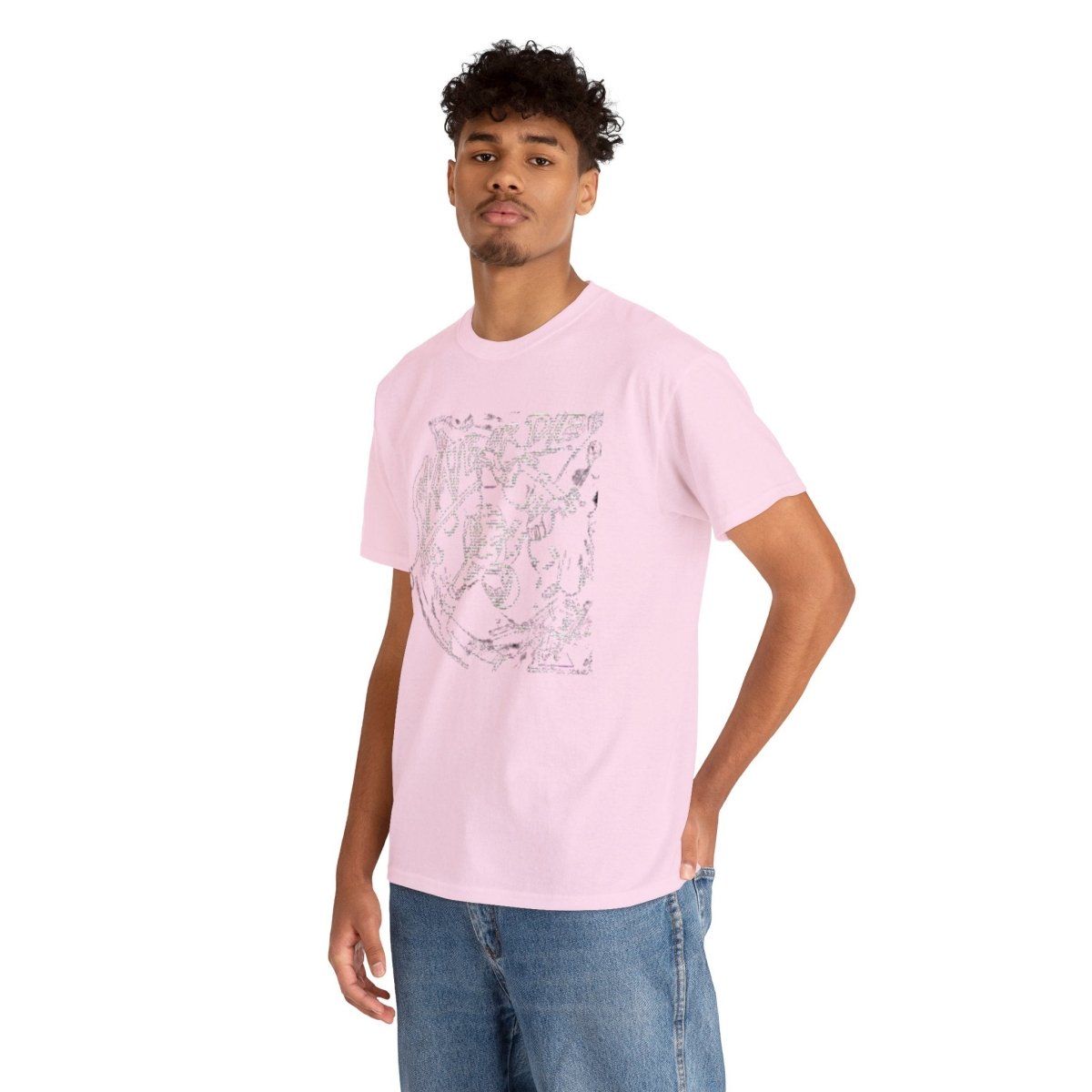 Goated Goods - Skate or Die - Unisex T-shirt - Light Pink - S