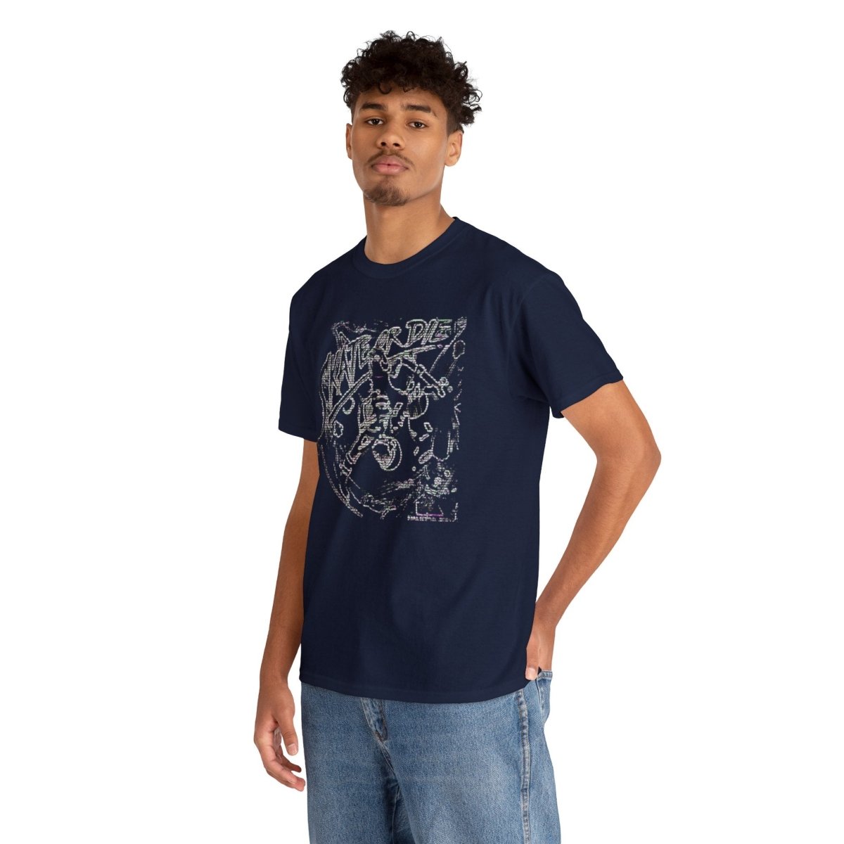 Goated Goods - Skate or Die - Unisex T-shirt - Navy - S