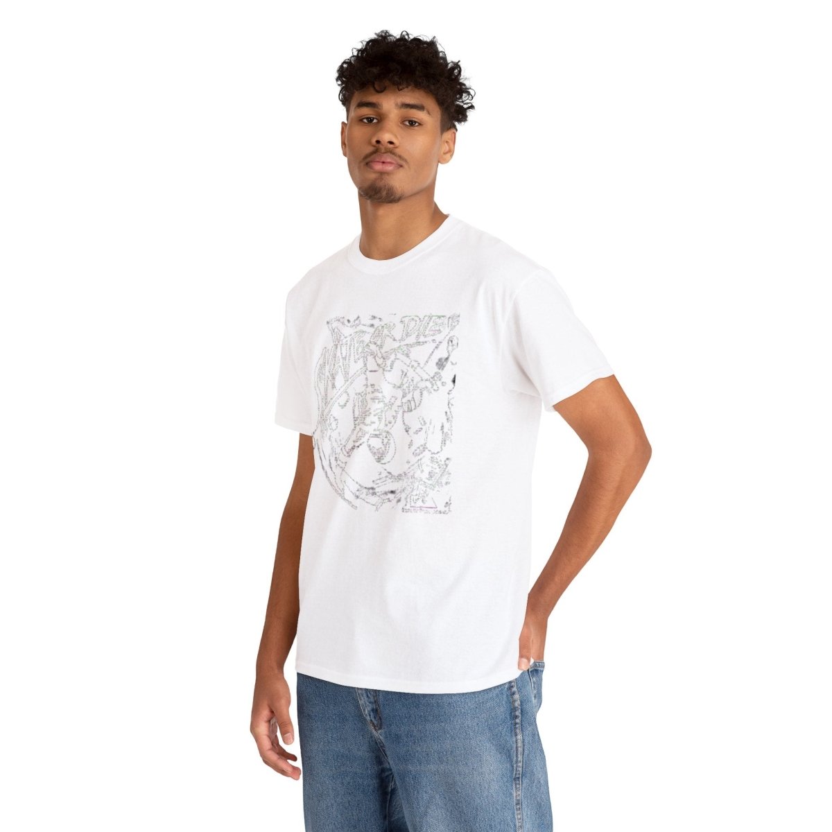 Goated Goods - Skate or Die - Unisex T-shirt - White - S