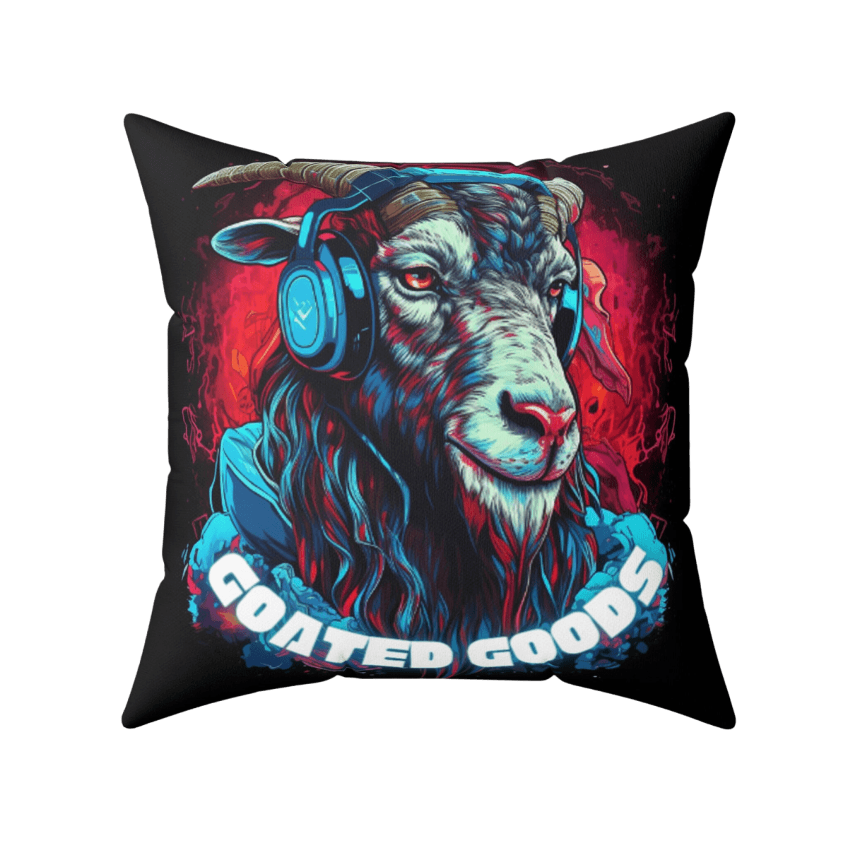 Goated Goods - Spun Polyester Square Pillow - Comfort - 14" × 14" -