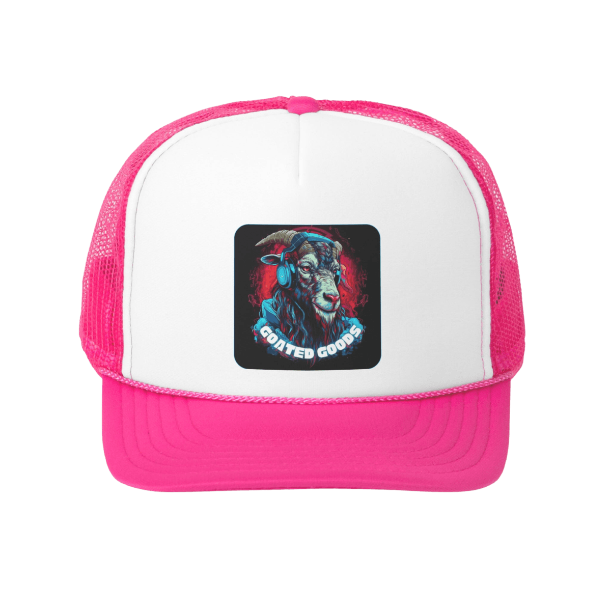 Goated Goods - Trucker Cap - Hat - Pink - One size