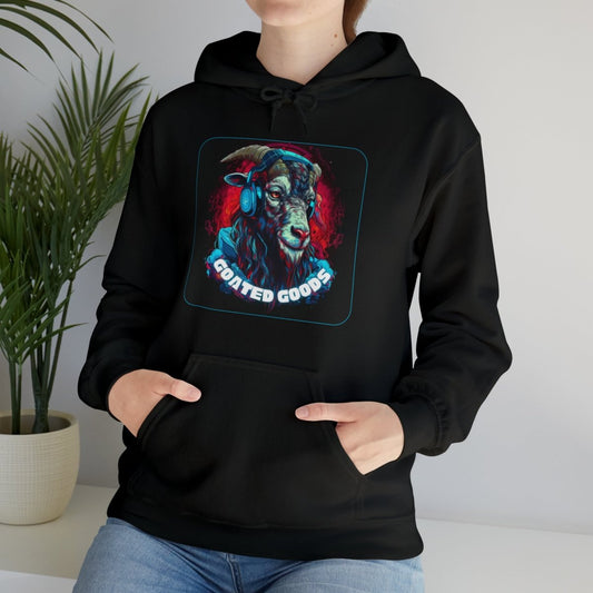 Goated Goods - Unisex Hoodie - Black - S