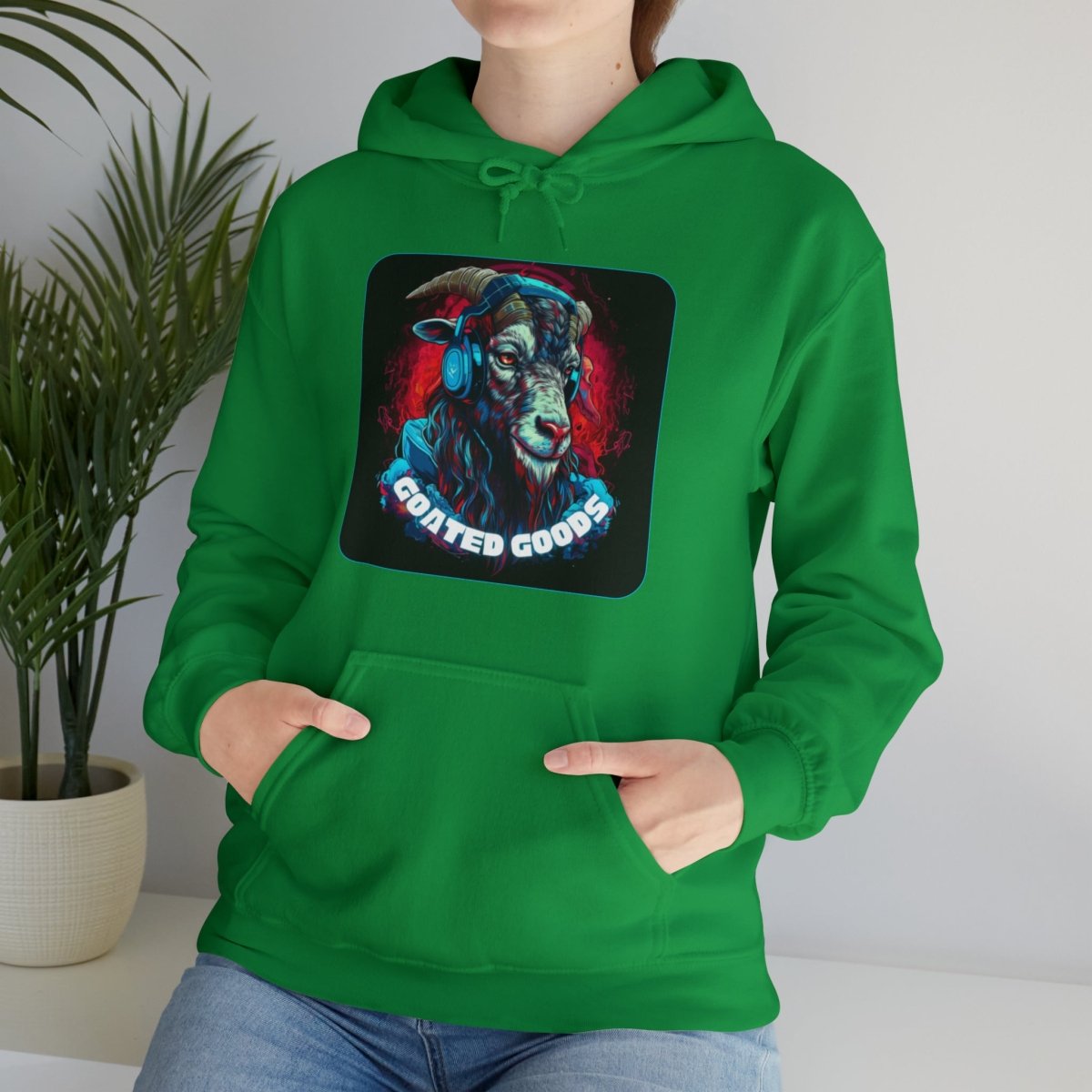 Goated Goods - Unisex Hoodie - Irish Green - S