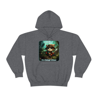 Goated Goods - Unisex Hoodie - League of Legends Themed - Teemo Quote - Dark Heather - S