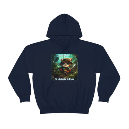 Goated Goods - Unisex Hoodie - League of Legends Themed - Teemo Quote - Navy - S