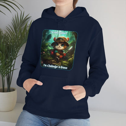 Goated Goods - Unisex Hoodie - League of Legends Themed - Teemo Quote - Navy - S