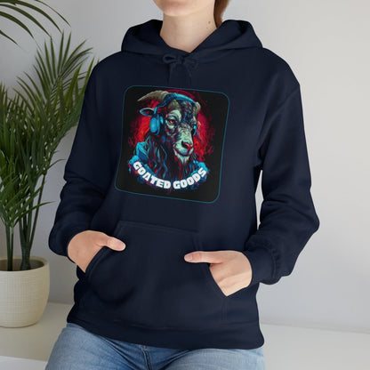 Goated Goods - Unisex Hoodie - Navy - S