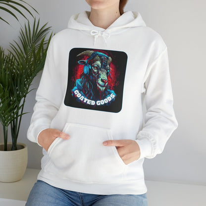 Goated Goods - Unisex Hoodie - White - S