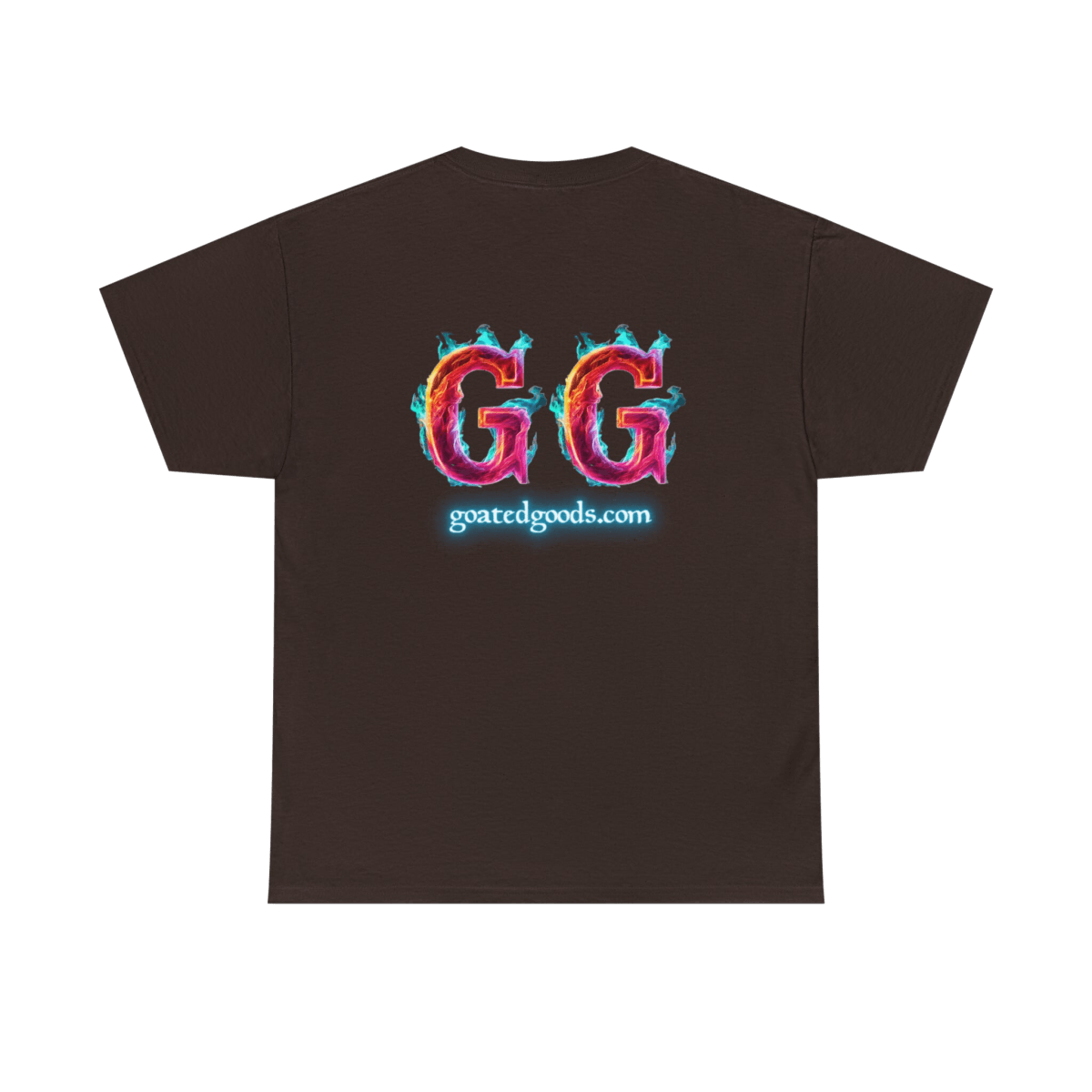 Goated Goods - Unisex T-shirt - Casual - Dark Chocolate - S