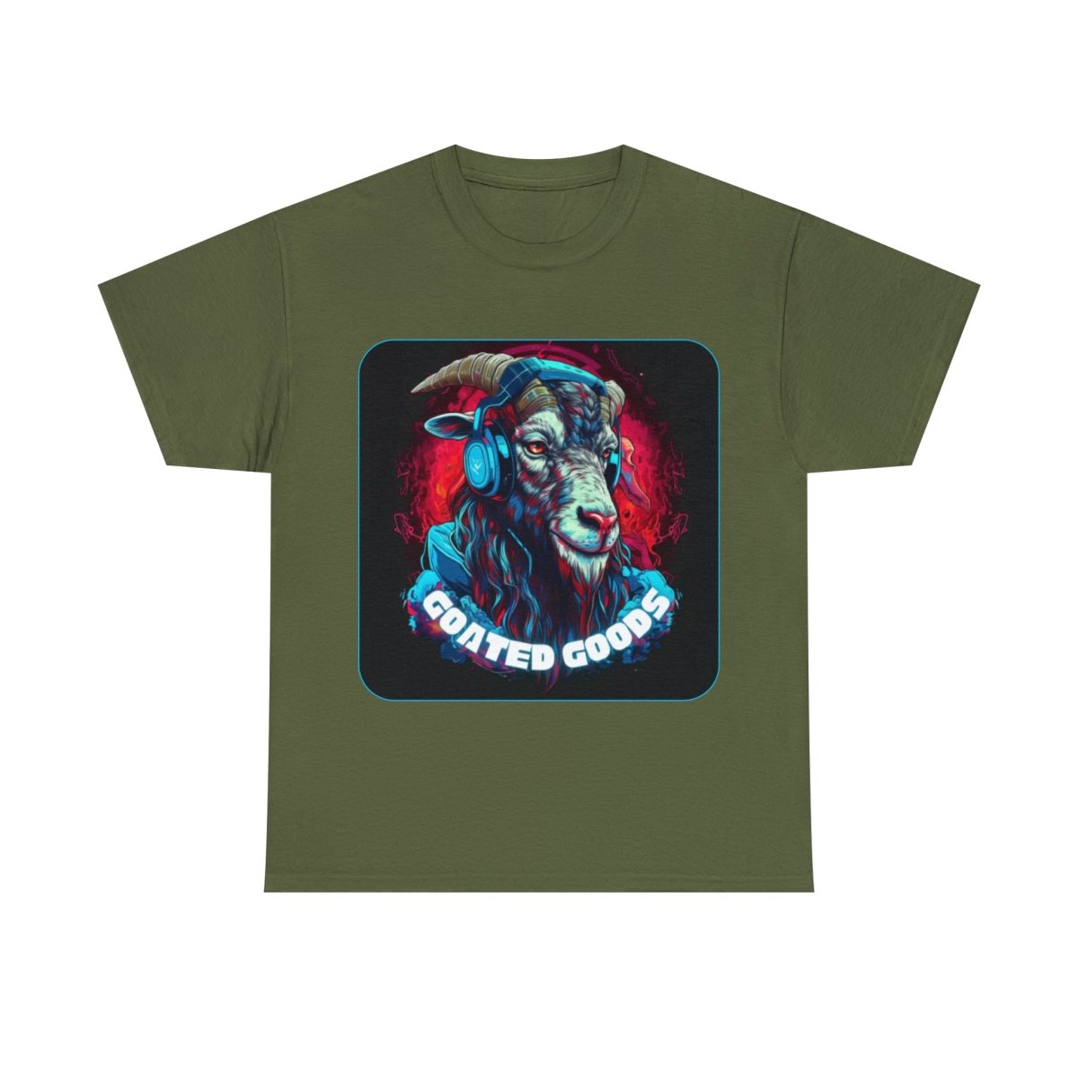 Goated Goods - Unisex T-shirt - Casual - Military Green - S