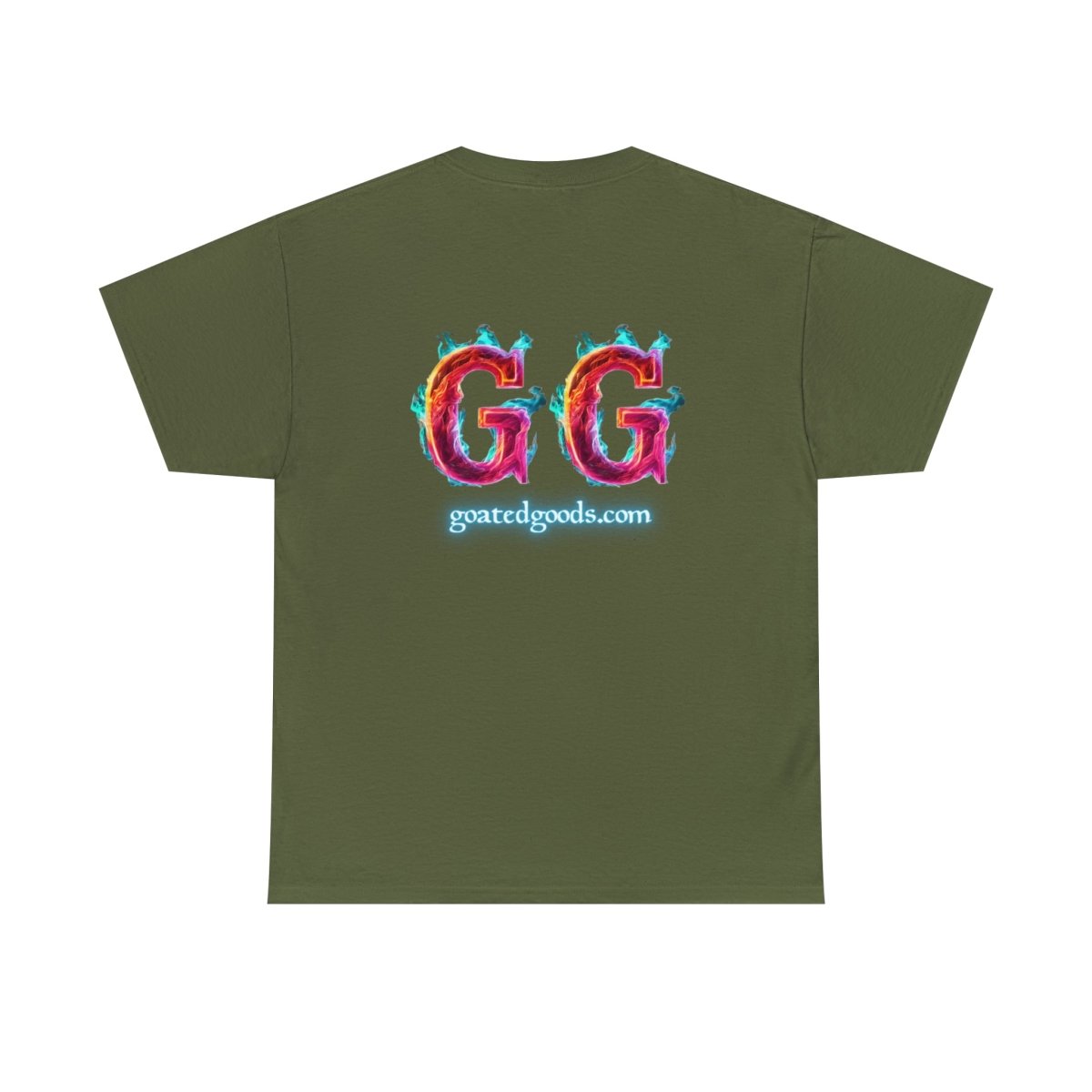 Goated Goods - Unisex T-shirt - Casual - Military Green - S