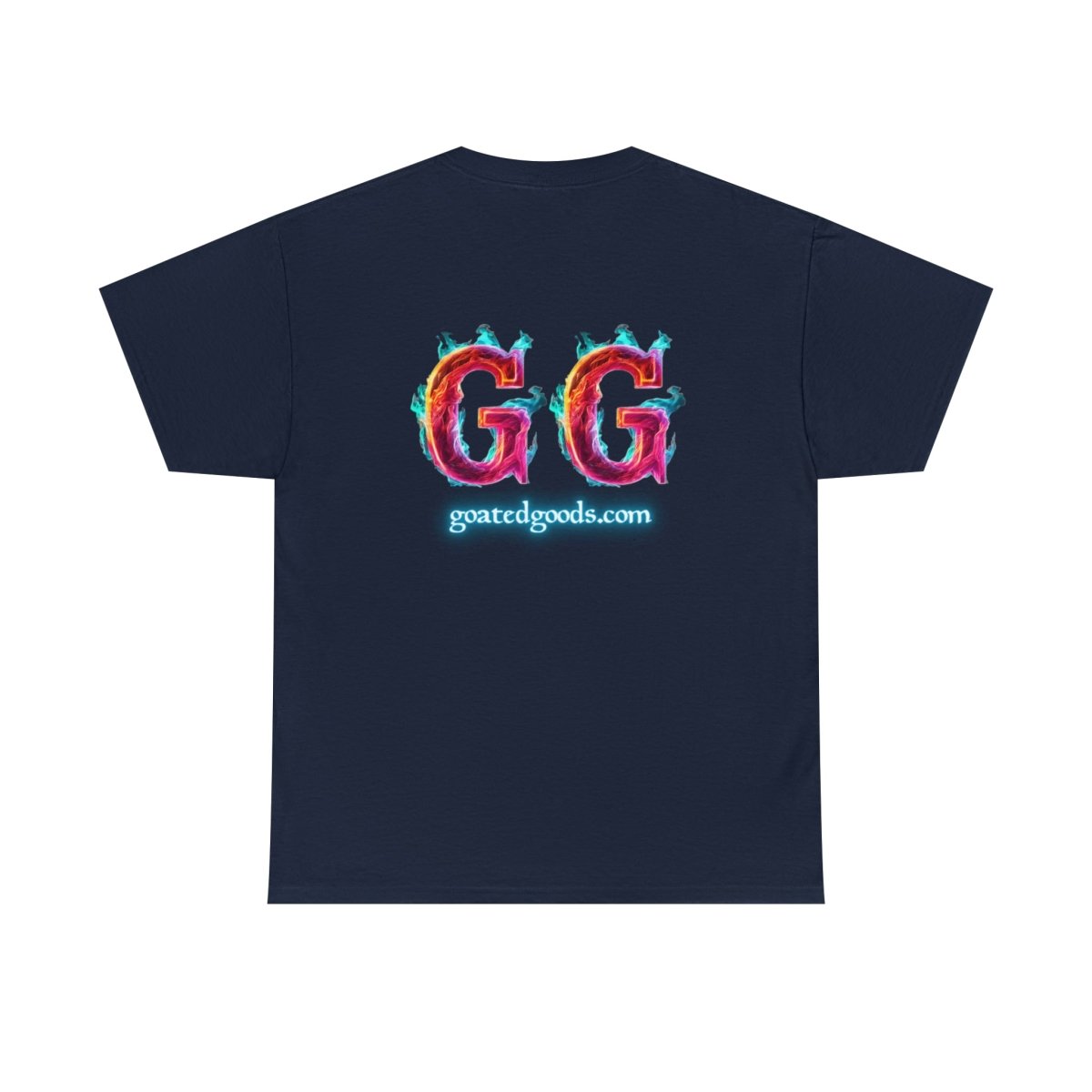 Goated Goods - Unisex T-shirt - Casual - Navy - S