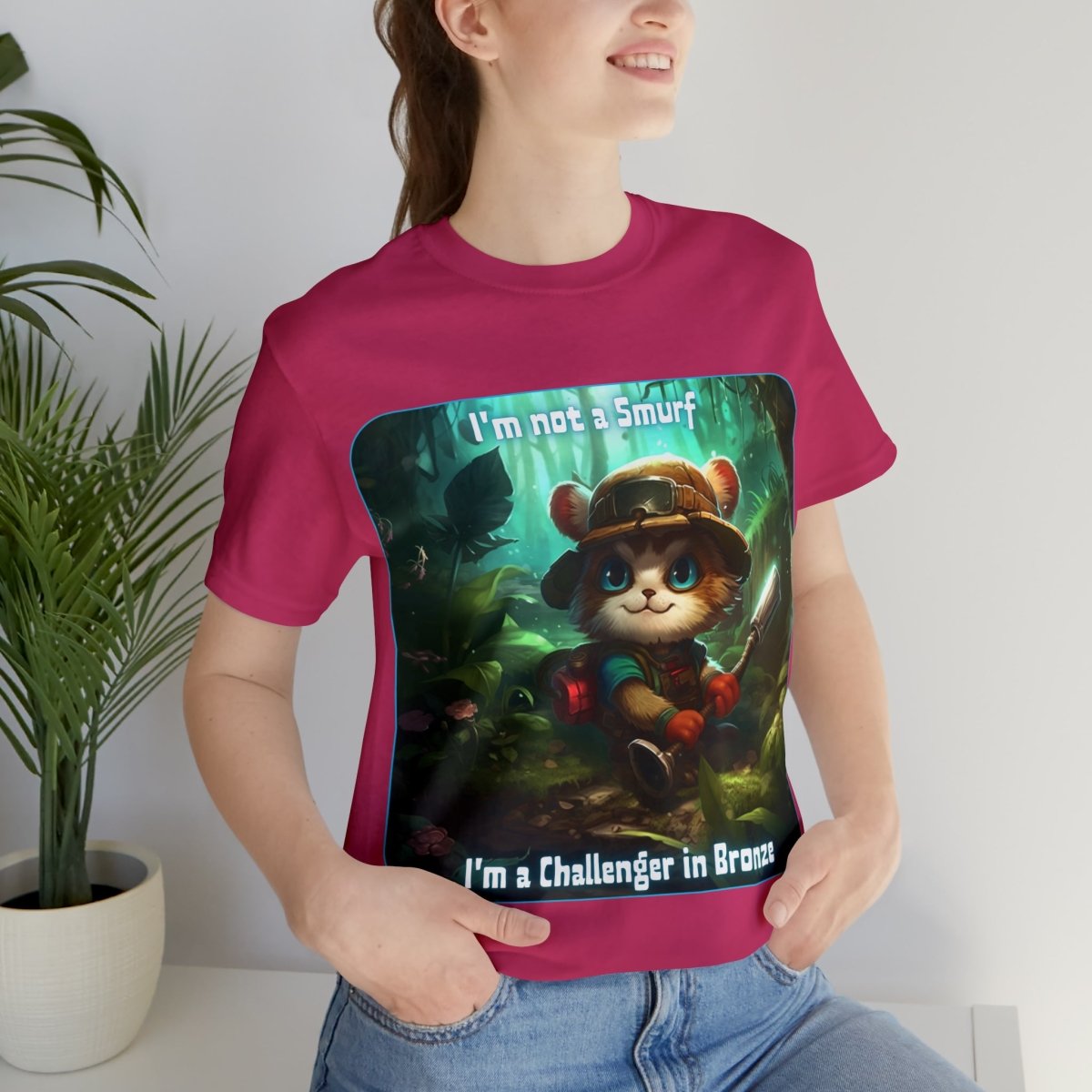 Goated Goods - Unisex T-Shirt - League of Legends Themed - Teemo Quote - Berry - S