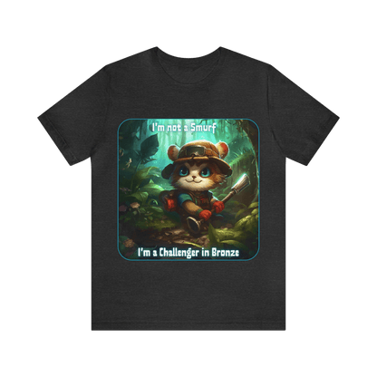 Goated Goods - Unisex T-Shirt - League of Legends Themed - Teemo Quote - Dark Grey Heather - S