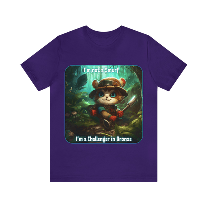 Goated Goods - Unisex T-Shirt - League of Legends Themed - Teemo Quote - Team Purple - S